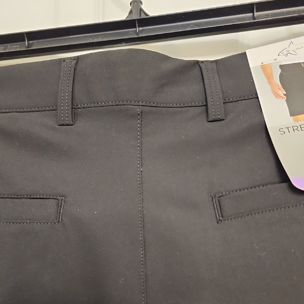 Golf Shorts Gregg Norman  Collection Black Stretch Shorts - Picture 7 of 12